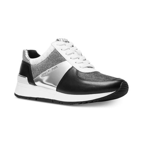 michael kors sneaker schwarz silber|michael kors sneakers on sale.